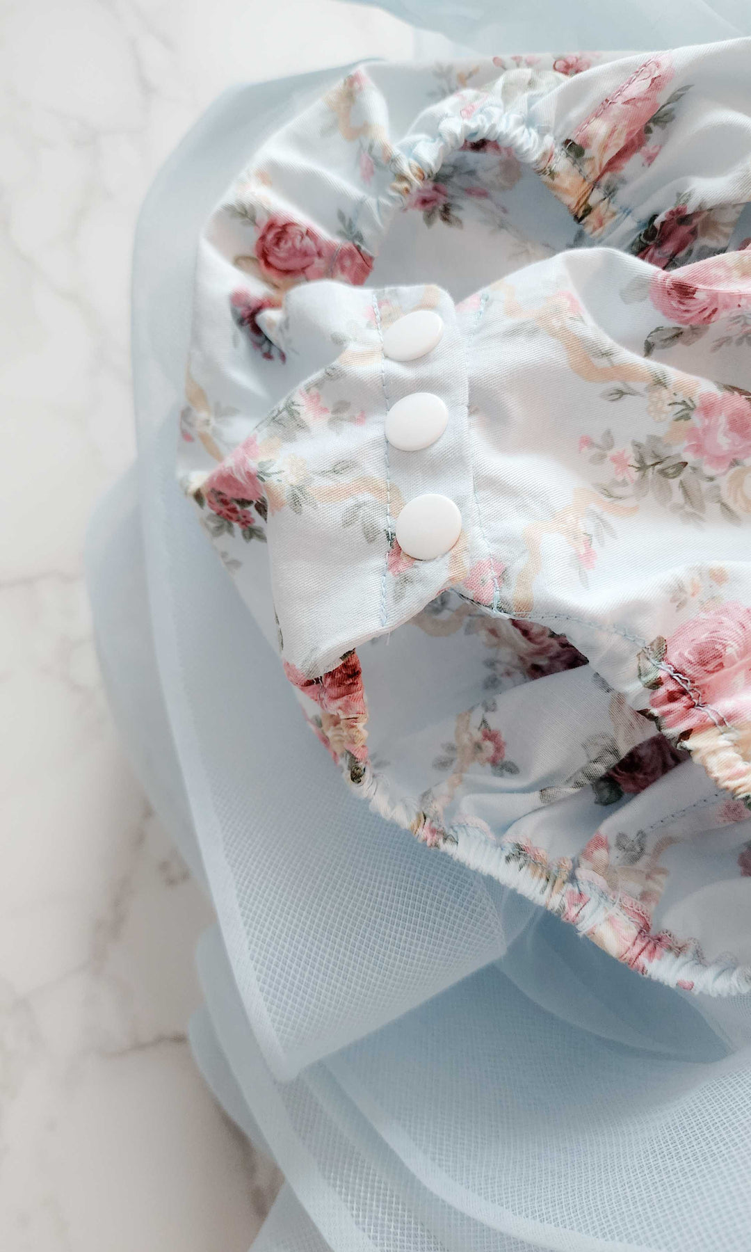 Shabby Chic Cotton Skirted Romper