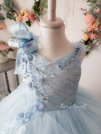 Elegance Gown in Powder Blue