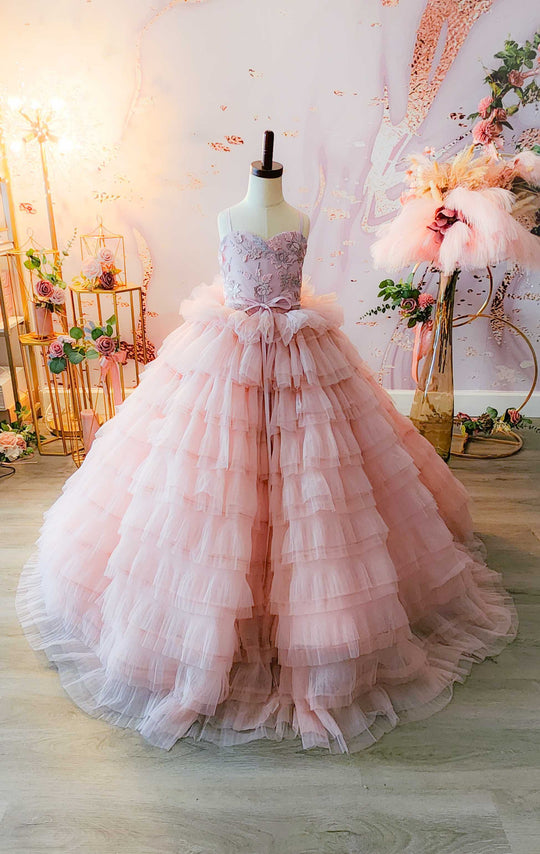 Eva Gown in Orchid Pink