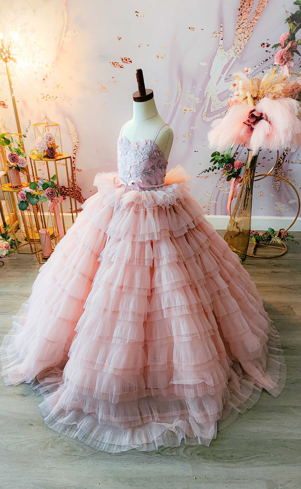 Eva Gown in Orchid Pink