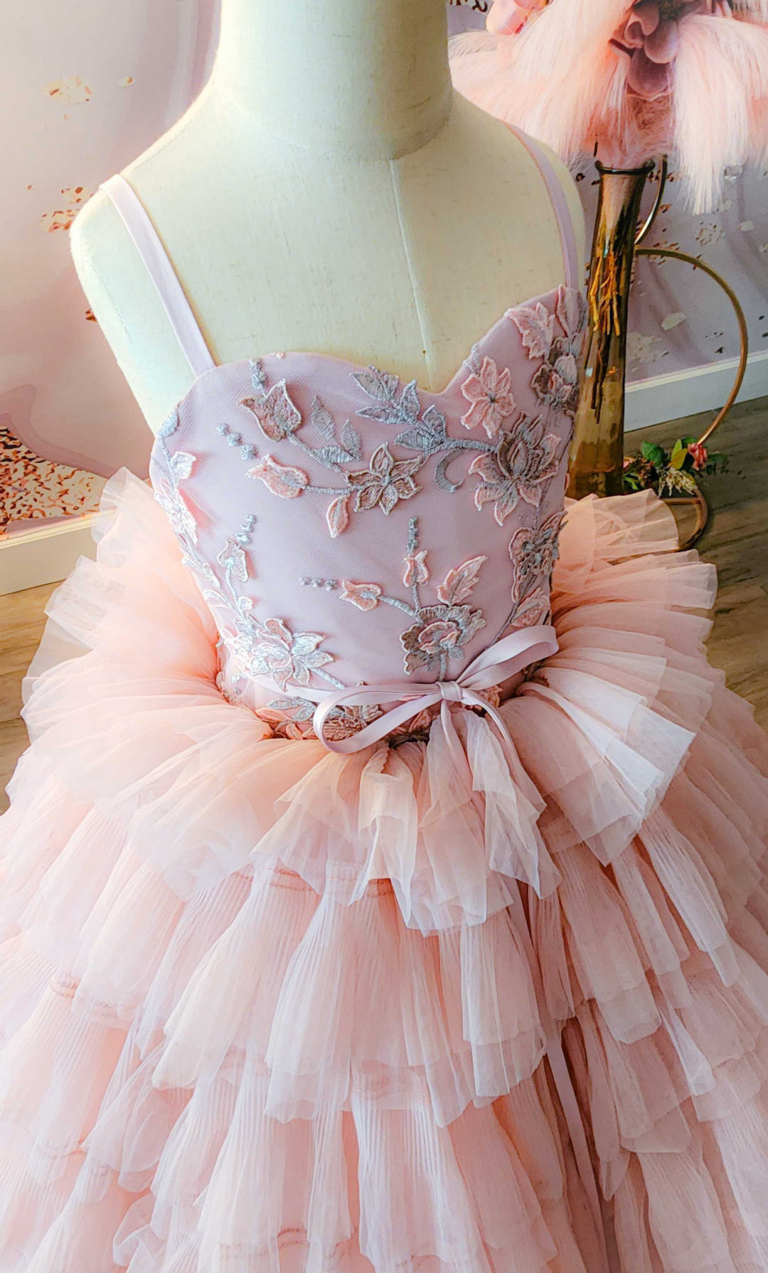 Eva Gown in Orchid Pink