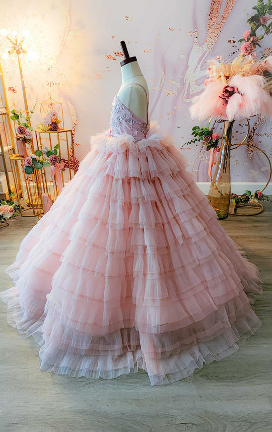 Eva Gown in Orchid Pink