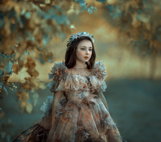 Gilded Umber Gown