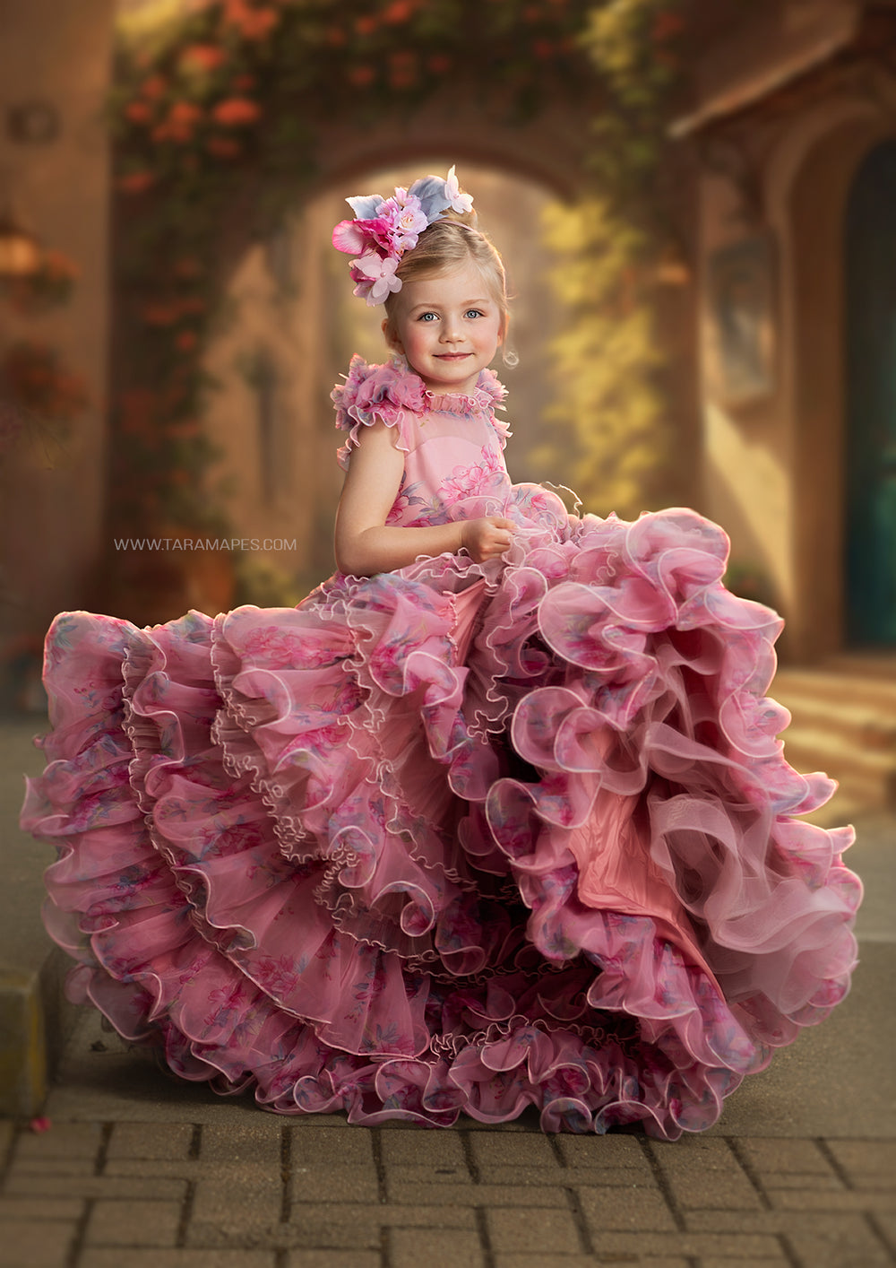 Porcelain Doll Gown in Pink