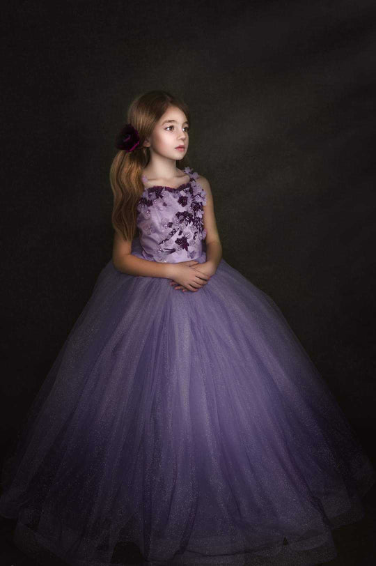 Purple Shadow Gown