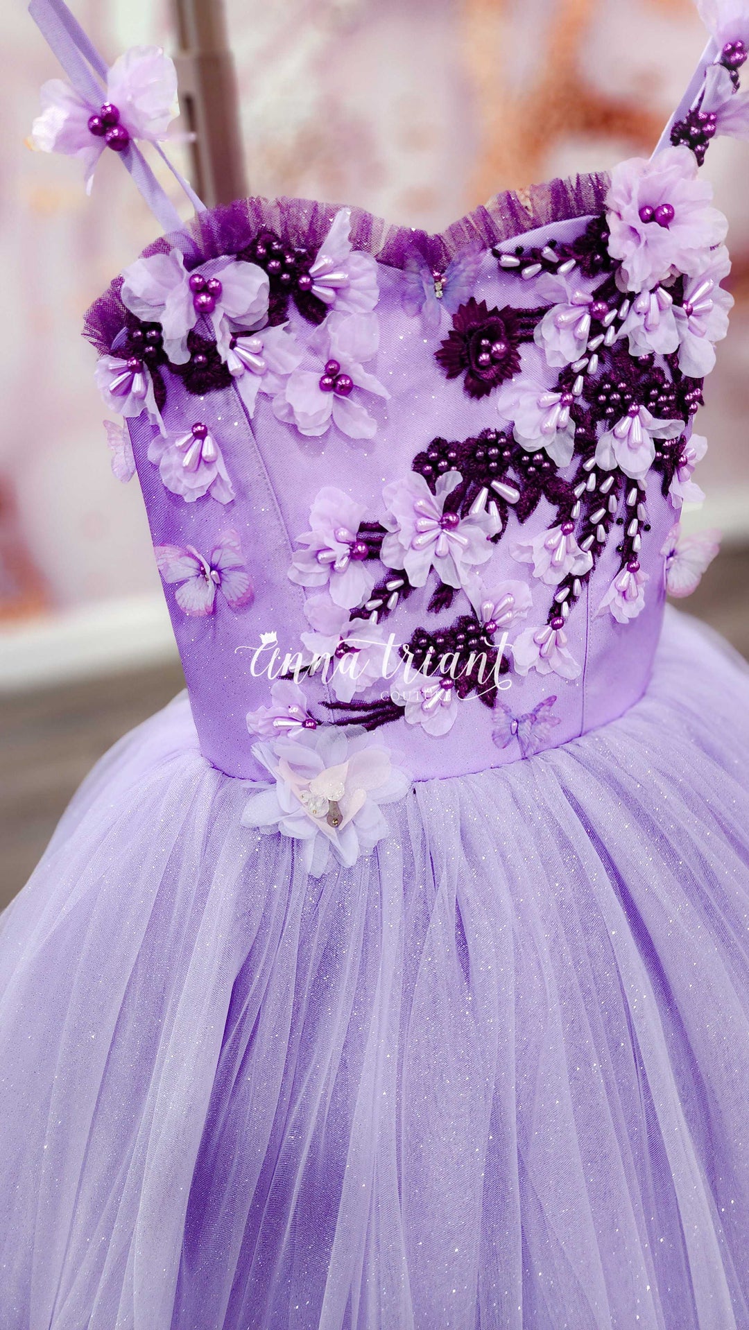 Purple Shadow Gown