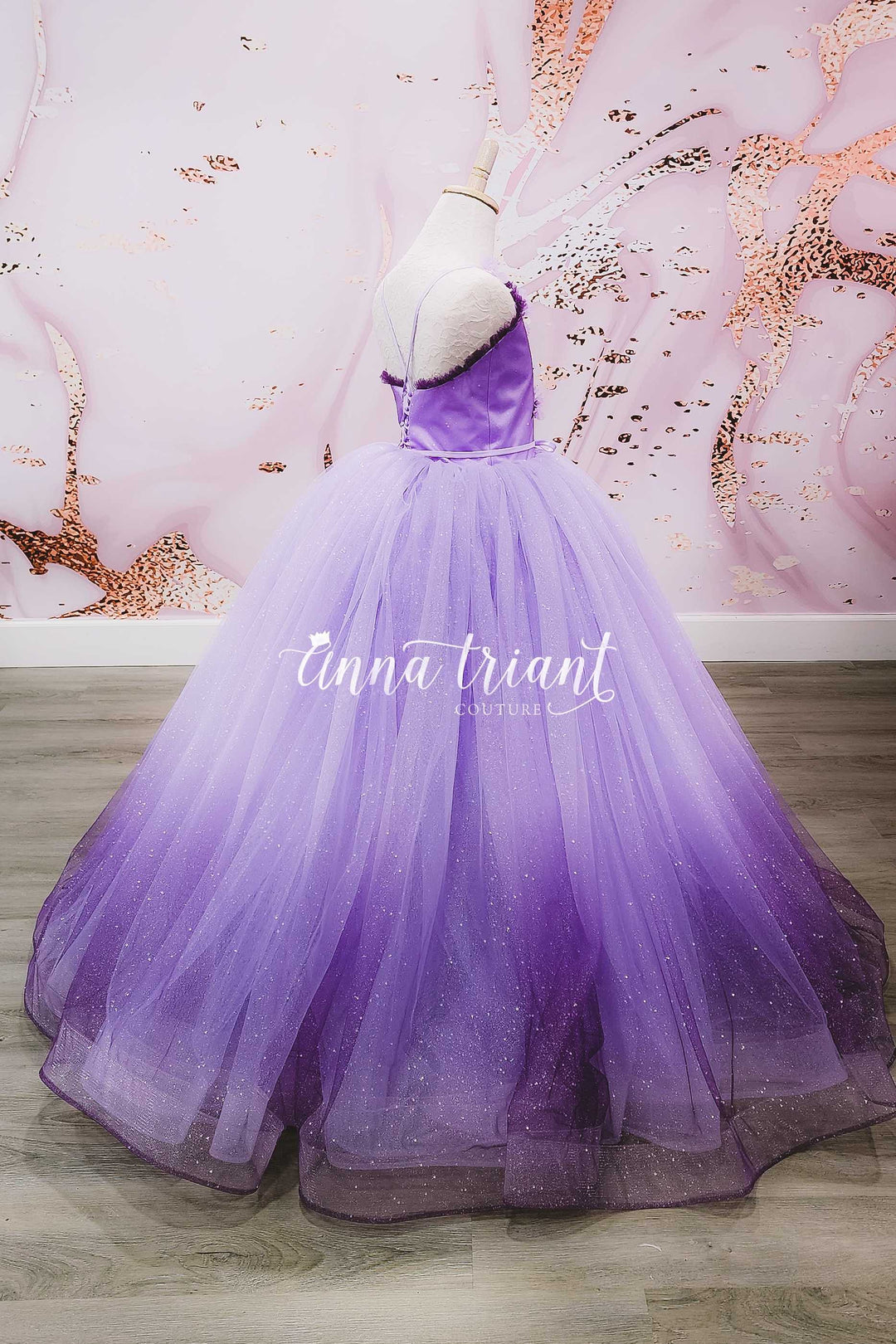 Purple Shadow Gown