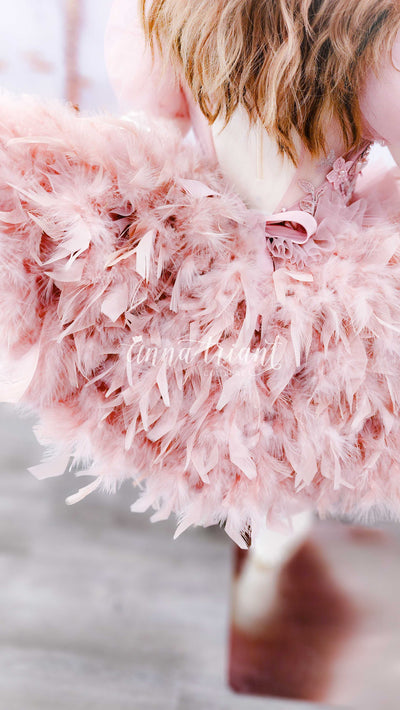 Rose Quartz Plumes Dress