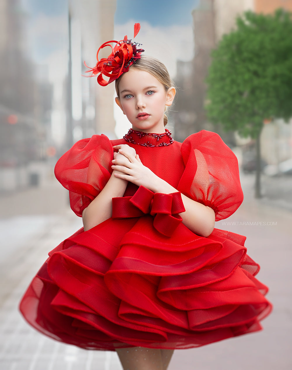 Vibrant Rose Dress