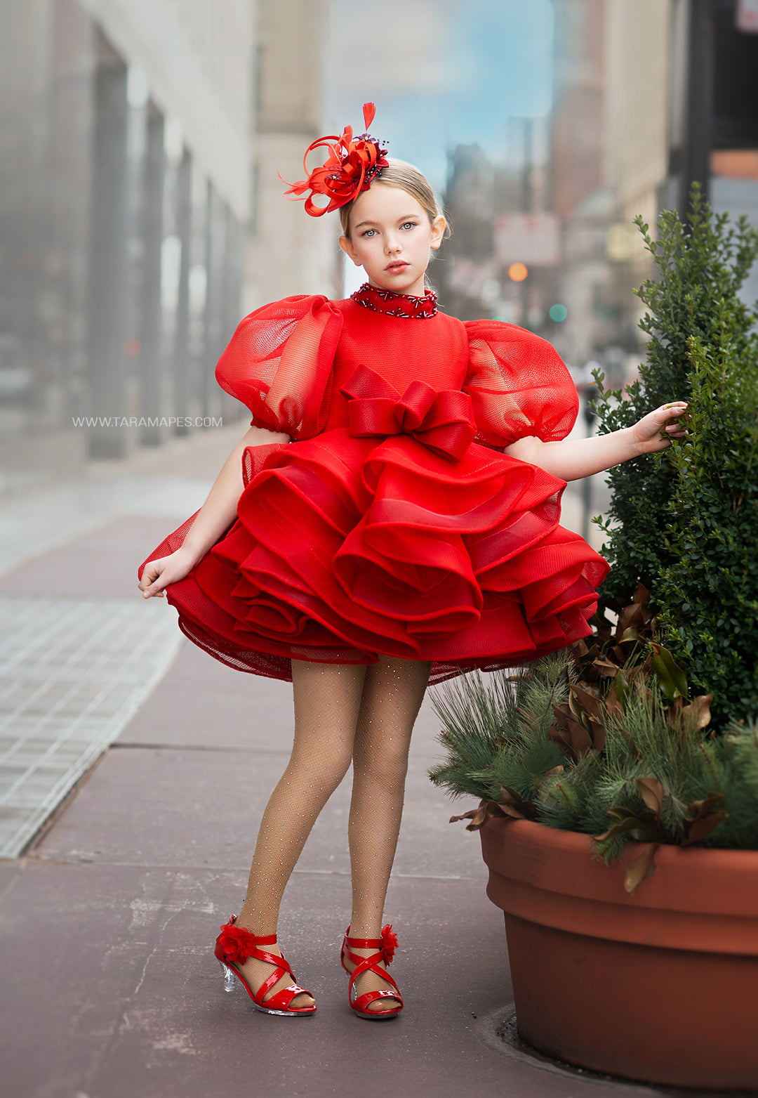 Vibrant Rose Dress