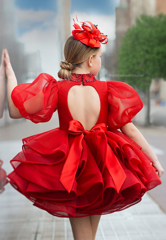Vibrant Rose Dress