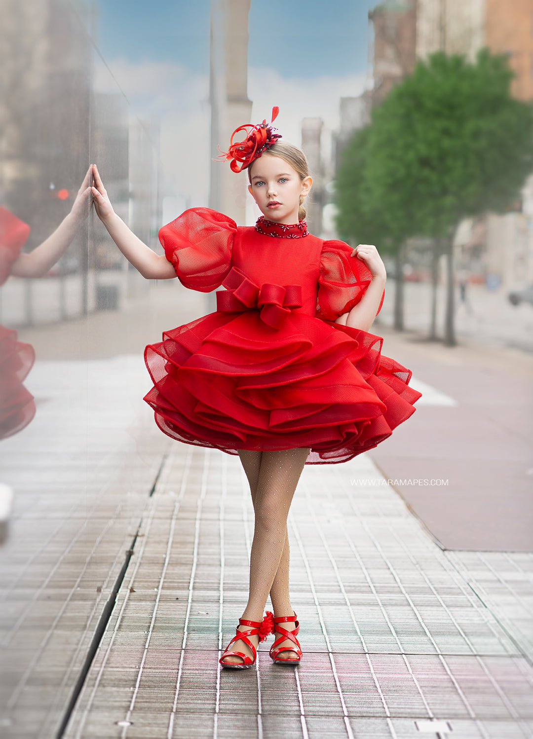 Vibrant Rose Dress