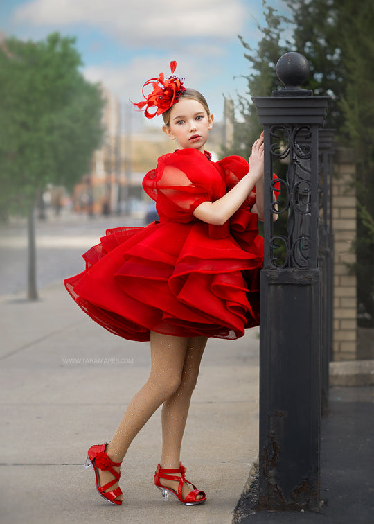 Vibrant Rose Dress