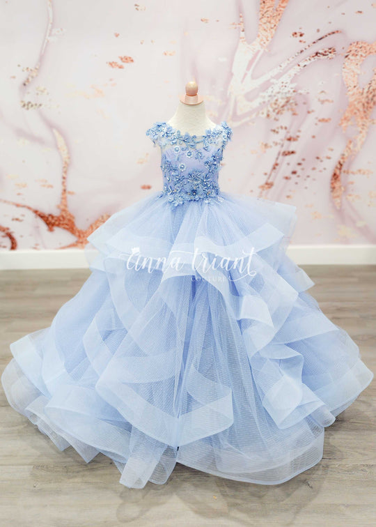 Cornflower Blooms Gown