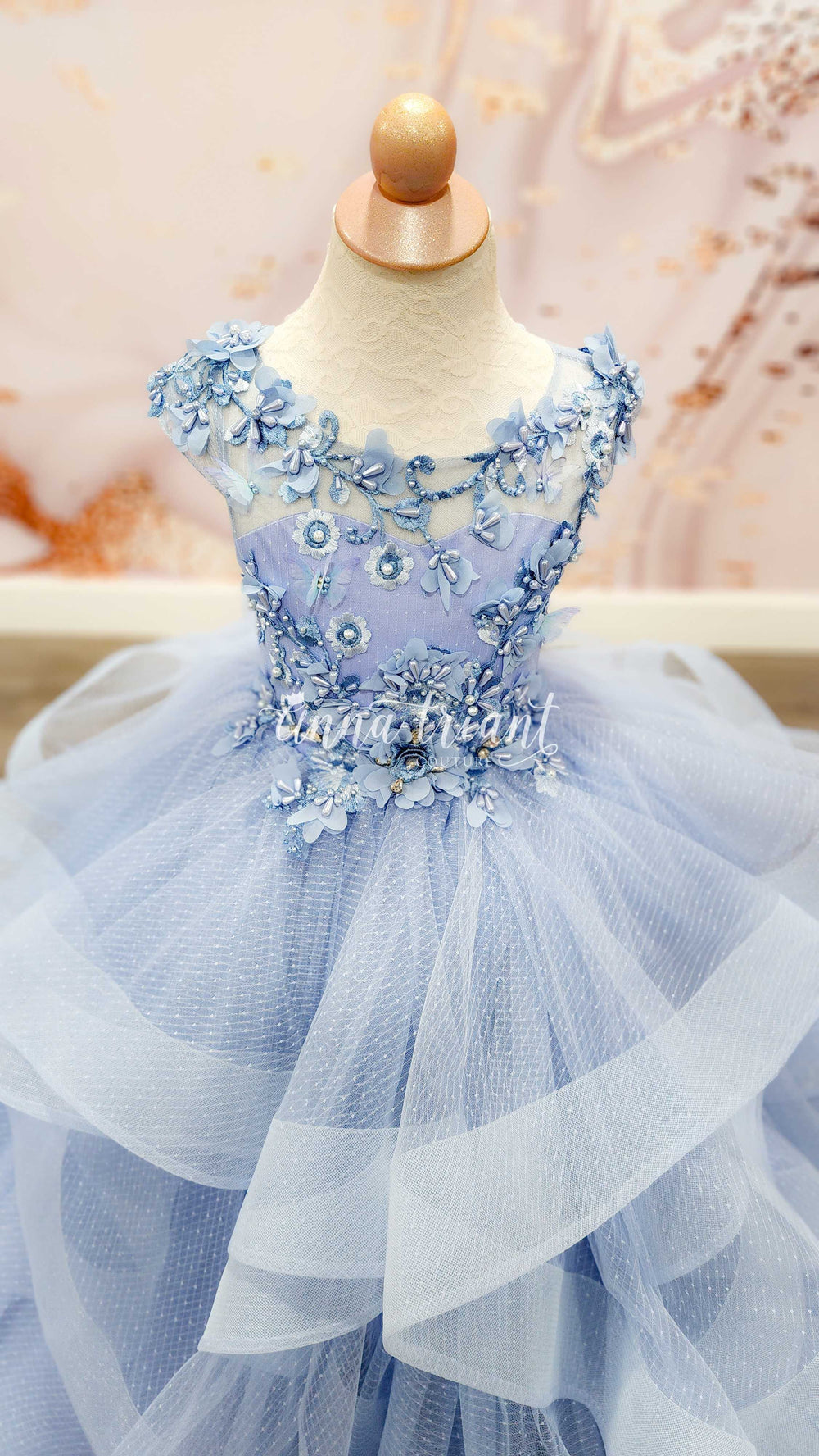 Cornflower Blooms Gown