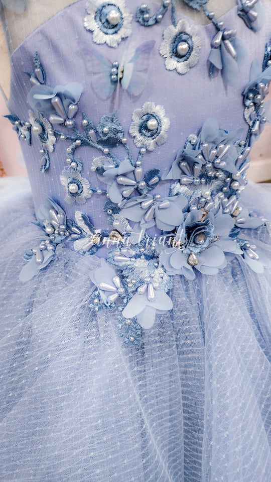 Cornflower Blooms Gown