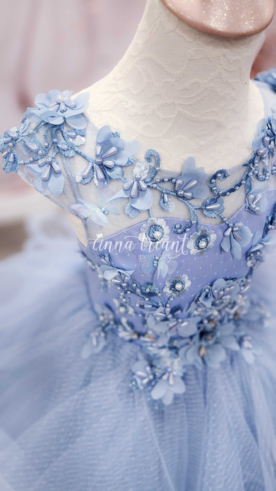 Cornflower Blooms Gown