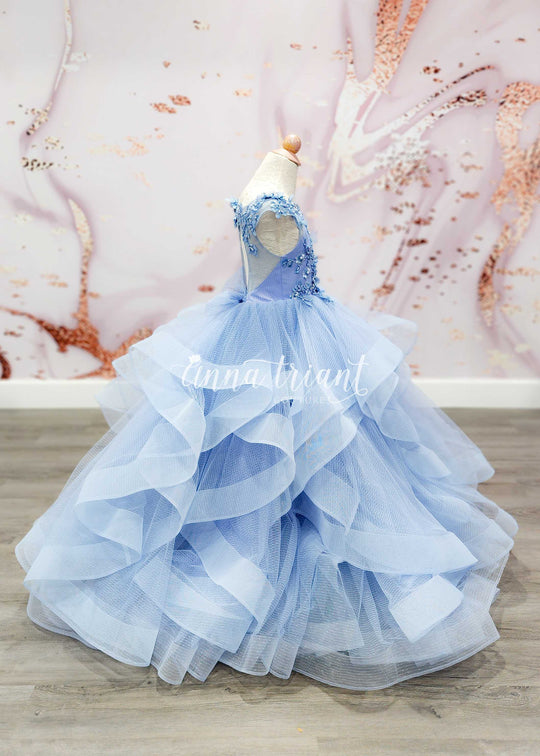 Cornflower Blooms Gown