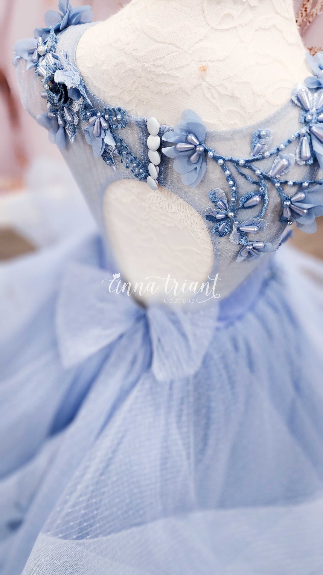 Cornflower Blooms Gown