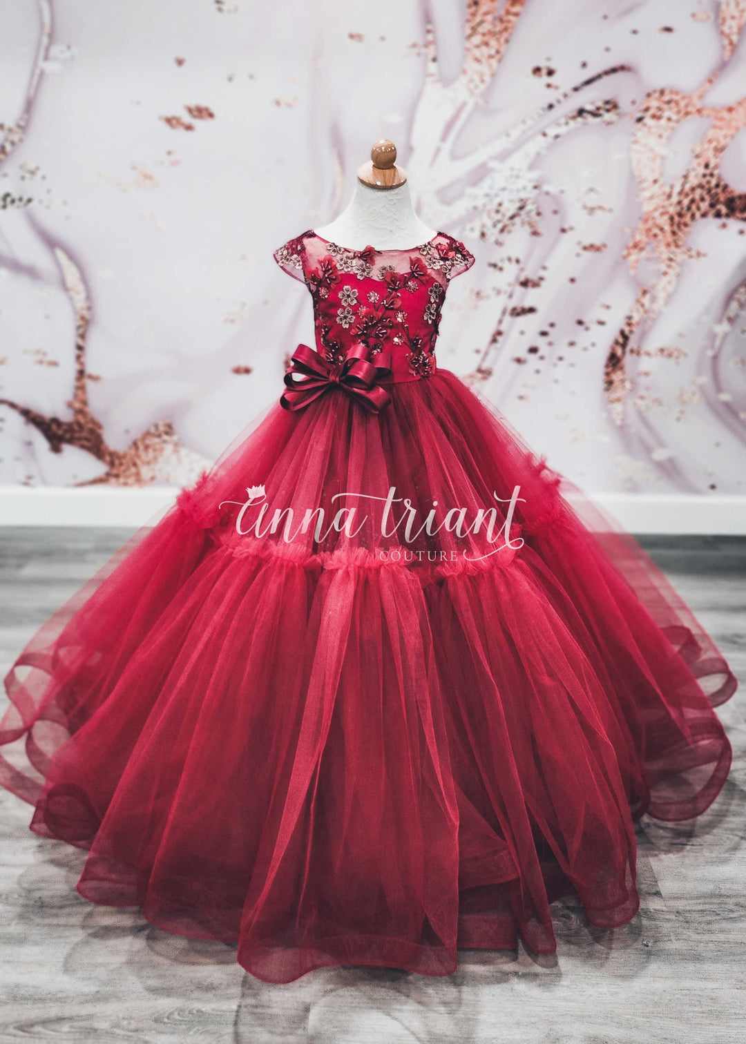 Cranberry Dream Gown  Anna Triant Couture