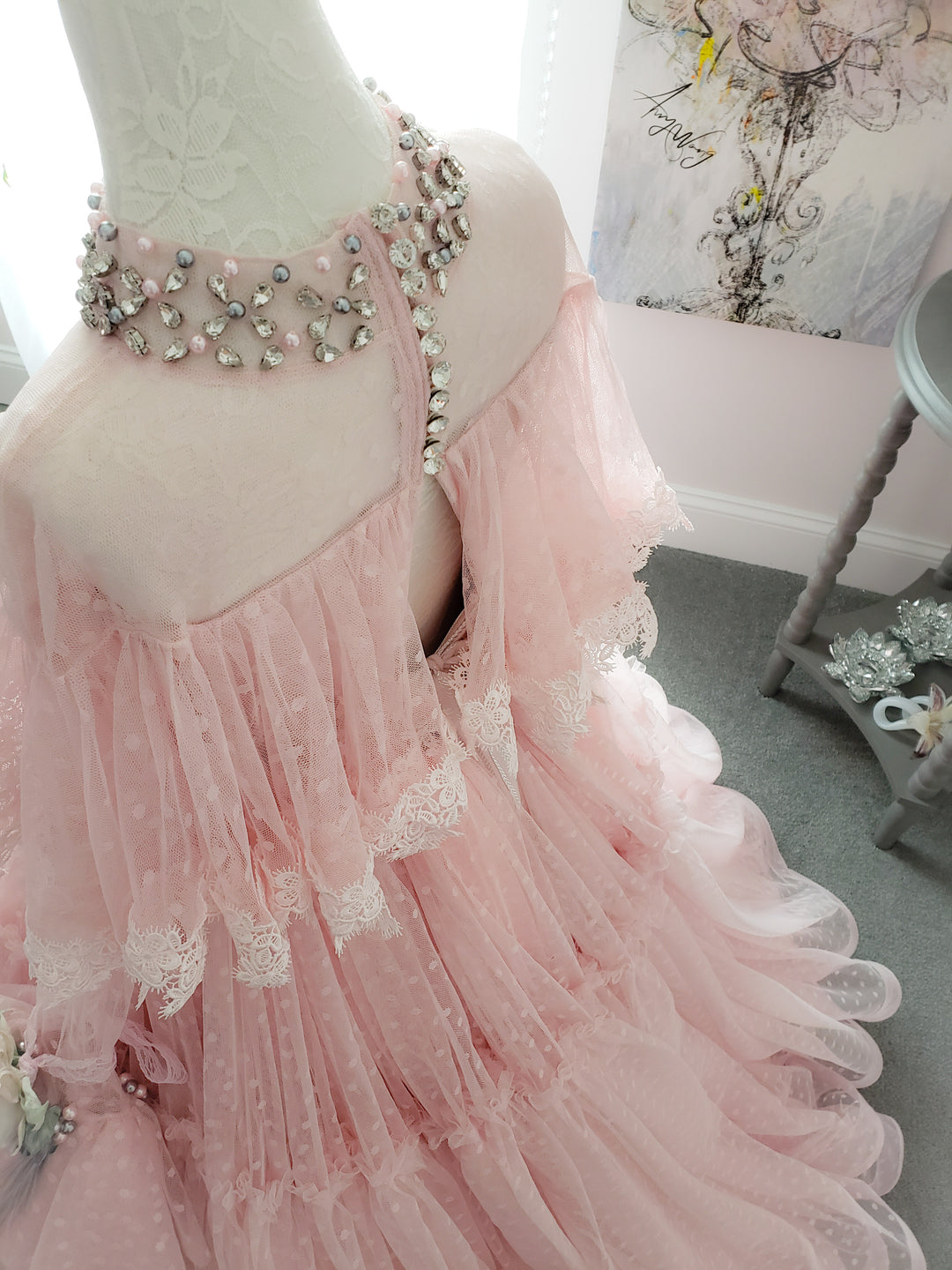 Delia Gown in Pink