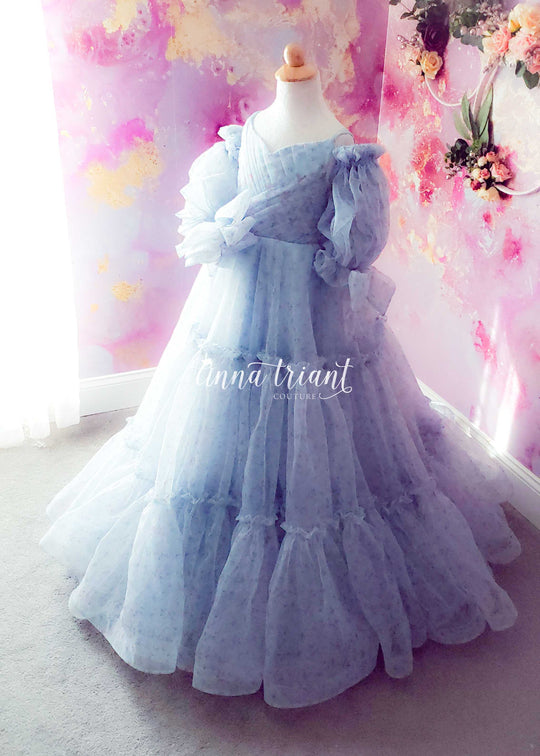 Ditsy Floral Organza Gown