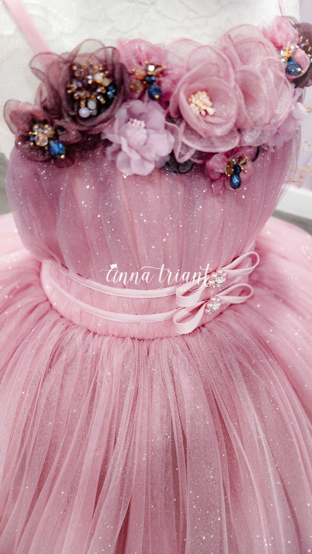 Dusty Pink Shadow Gown