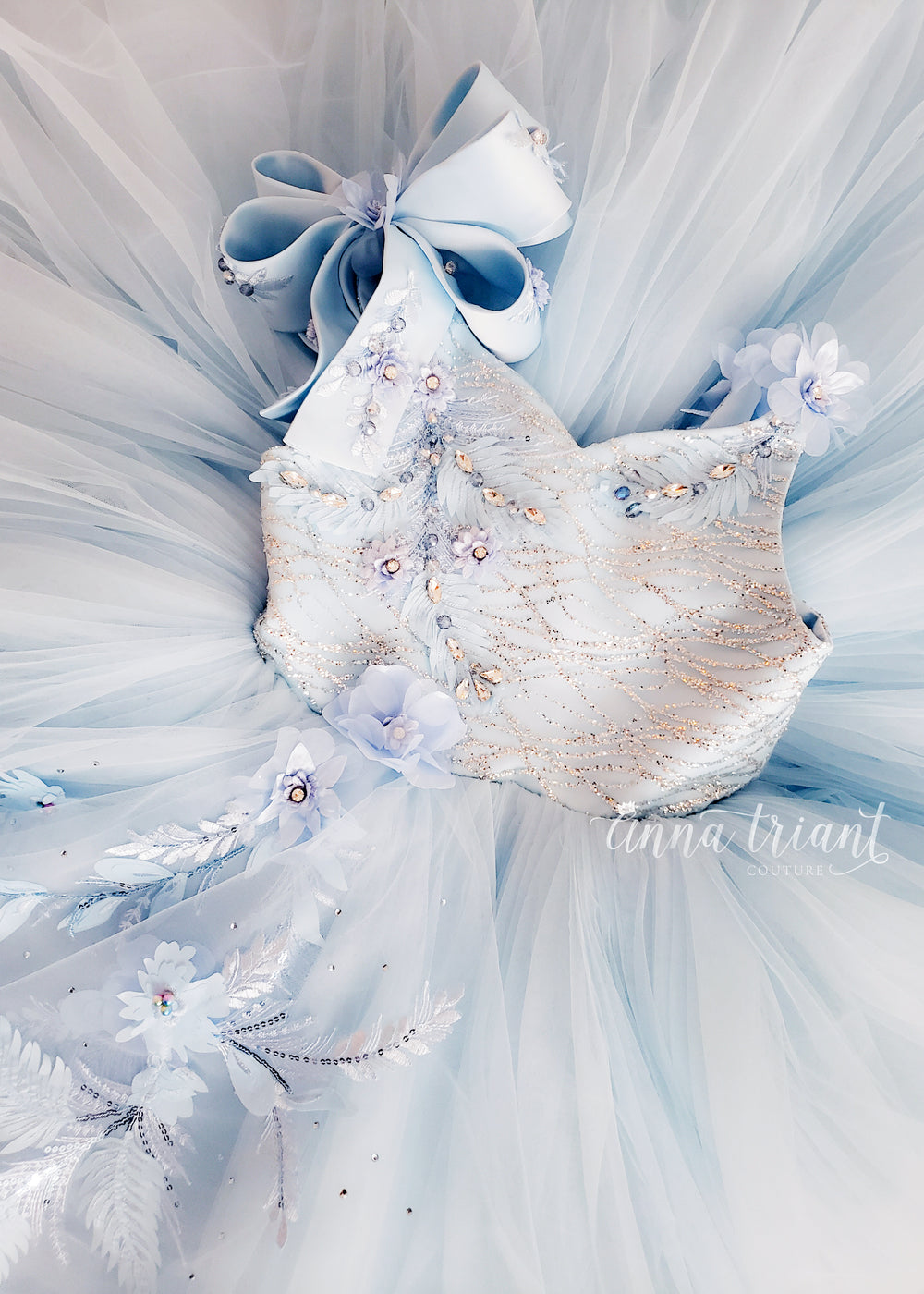 Elegance Gown in Powder Blue