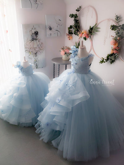 Elegance Gown in Powder Blue