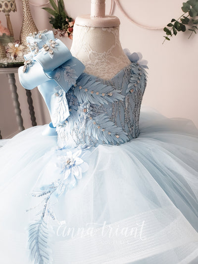 Elegance Gown in Powder Blue