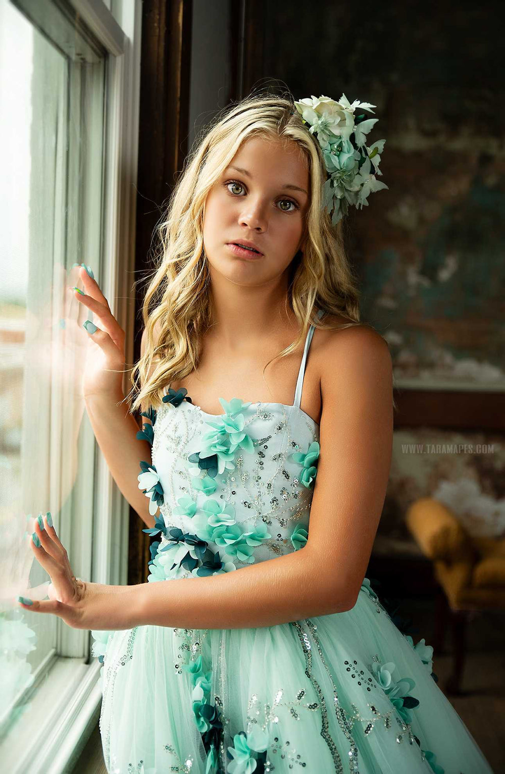 Euphoria Gown in Mint