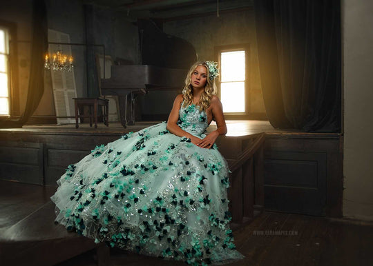 Euphoria Gown in Mint