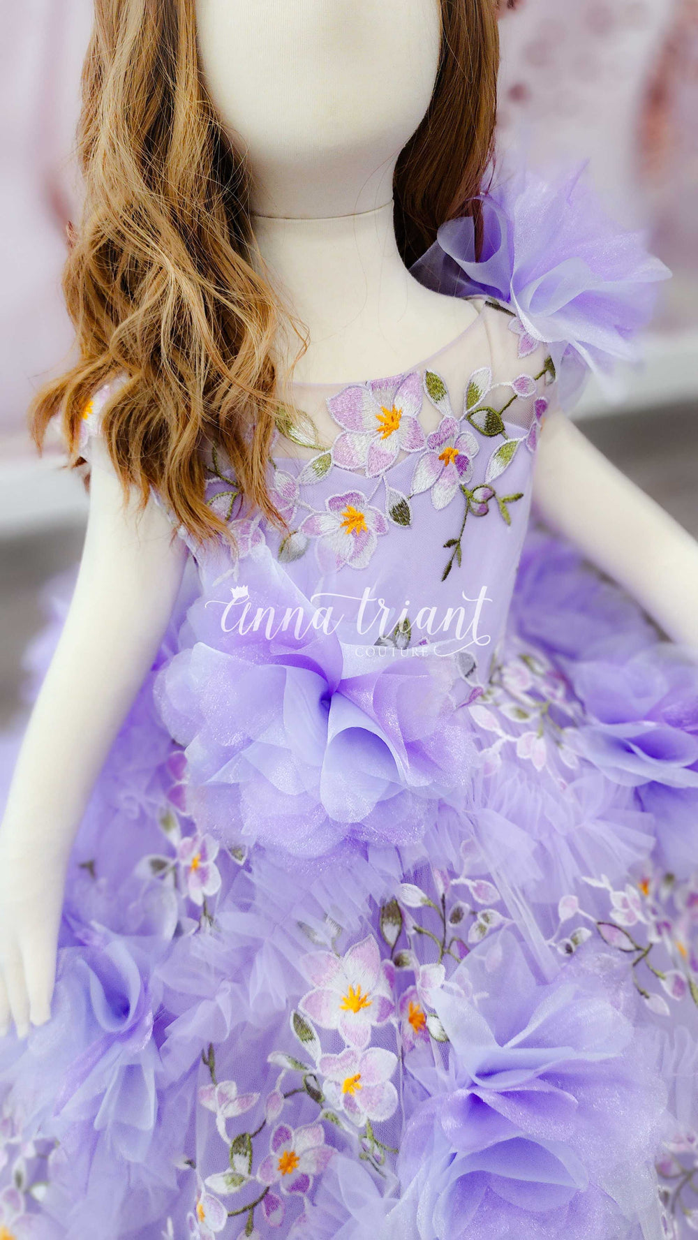 Euphoric Orchids Gown