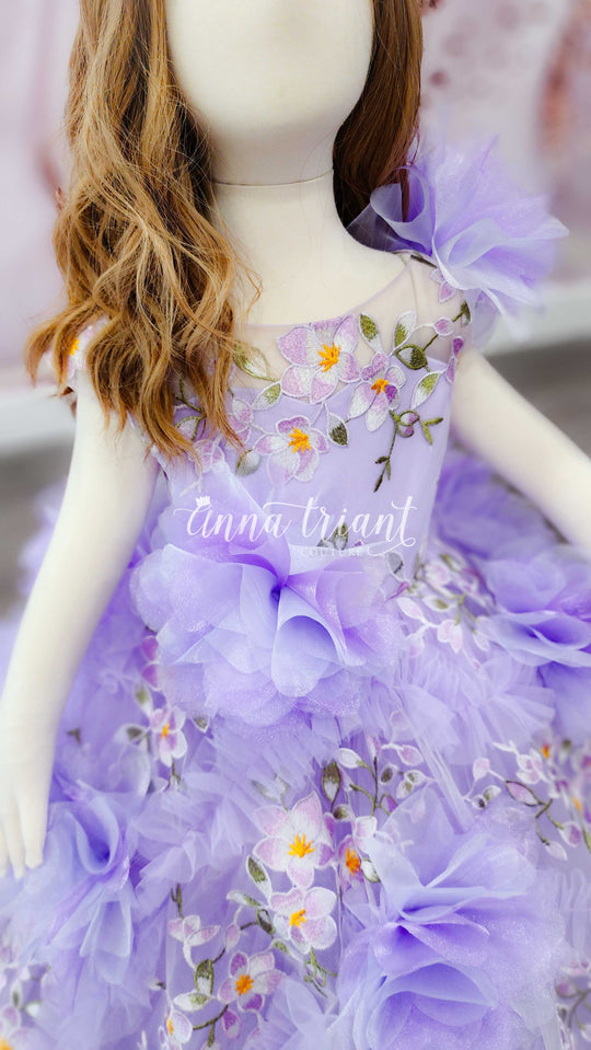 Euphoric Orchids Gown