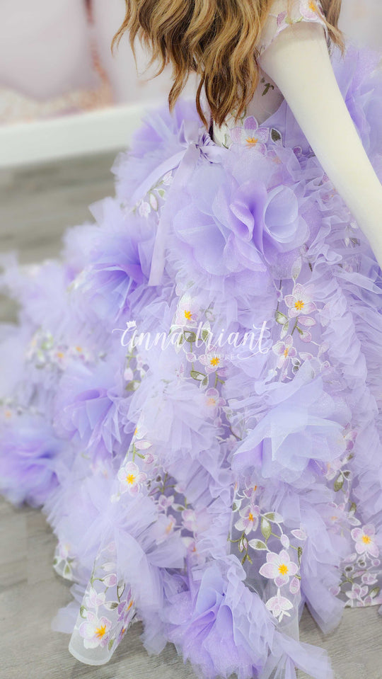 Euphoric Orchids Gown