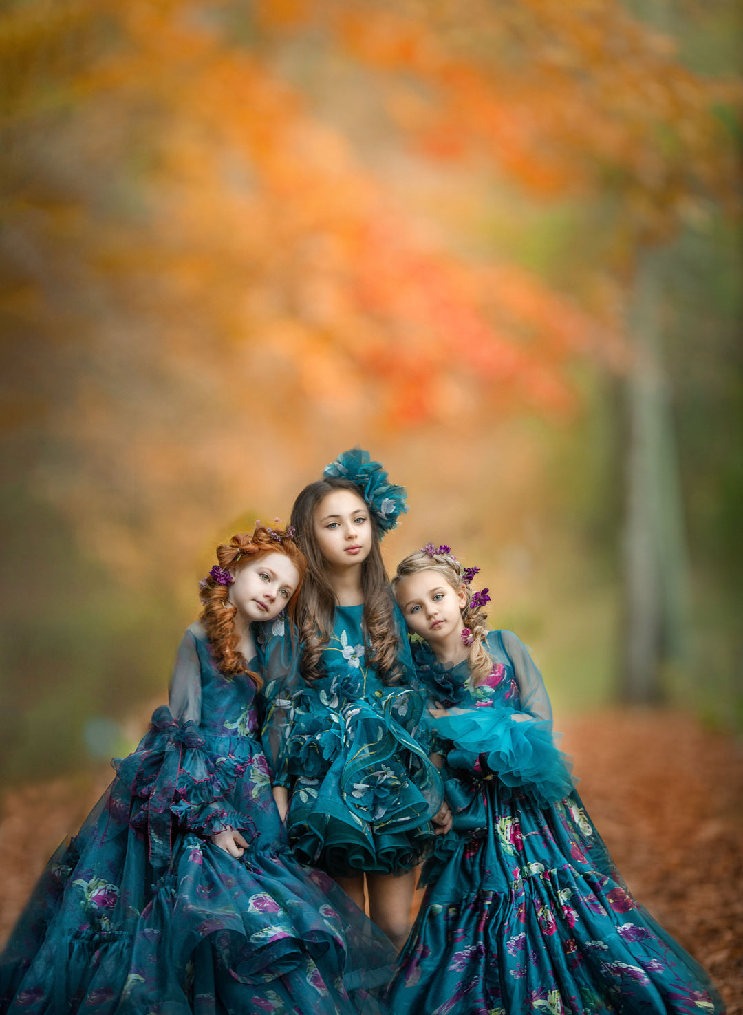 Fall Blossom Dress and Jacket