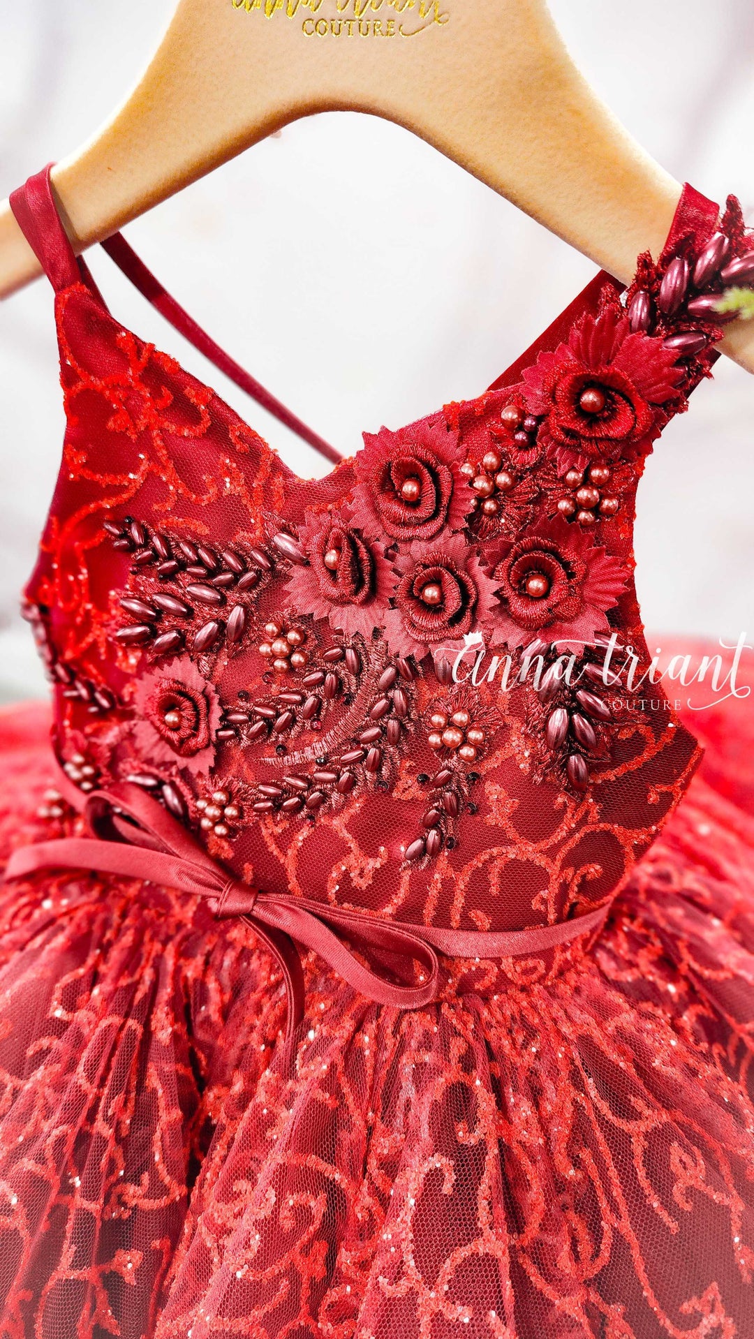 Forest Nymph Dress in Red