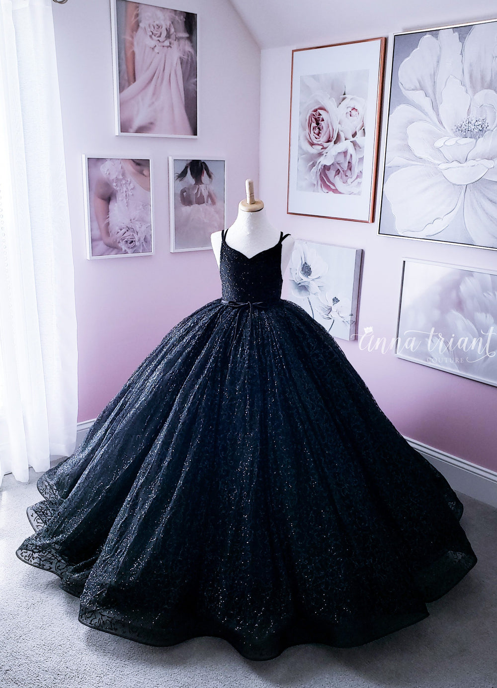 Forest Nymph Gown in Black