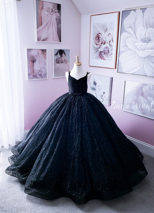 Forest Nymph Gown in Black