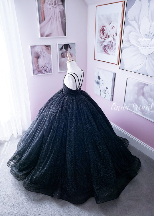 Forest Nymph Gown in Black