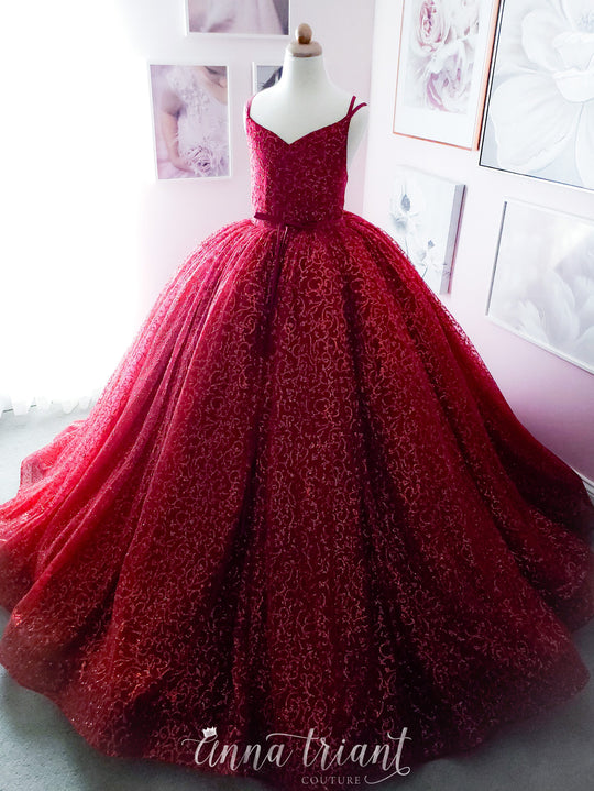 Forest Nymph Gown in Red