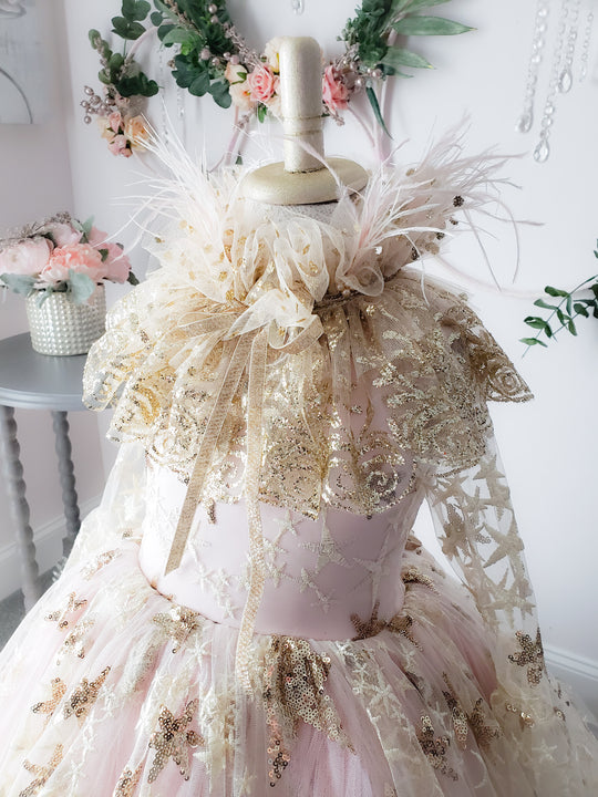 Golden Starburst Gown