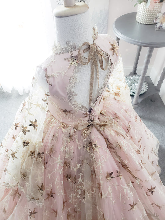 Golden Starburst Gown