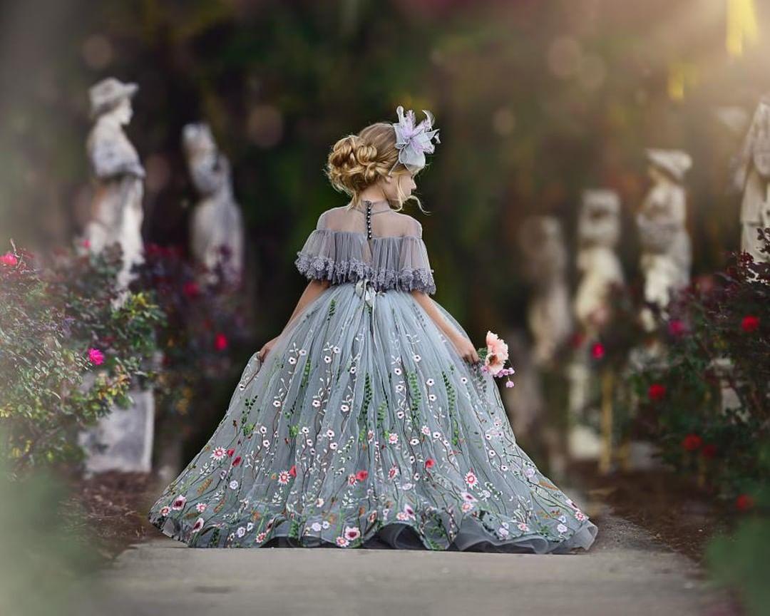 Harmony Gown with Ruffle Bodice