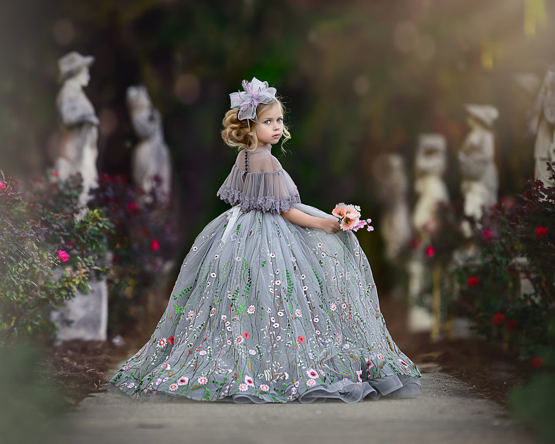 Harmony Gown with Ruffle Bodice