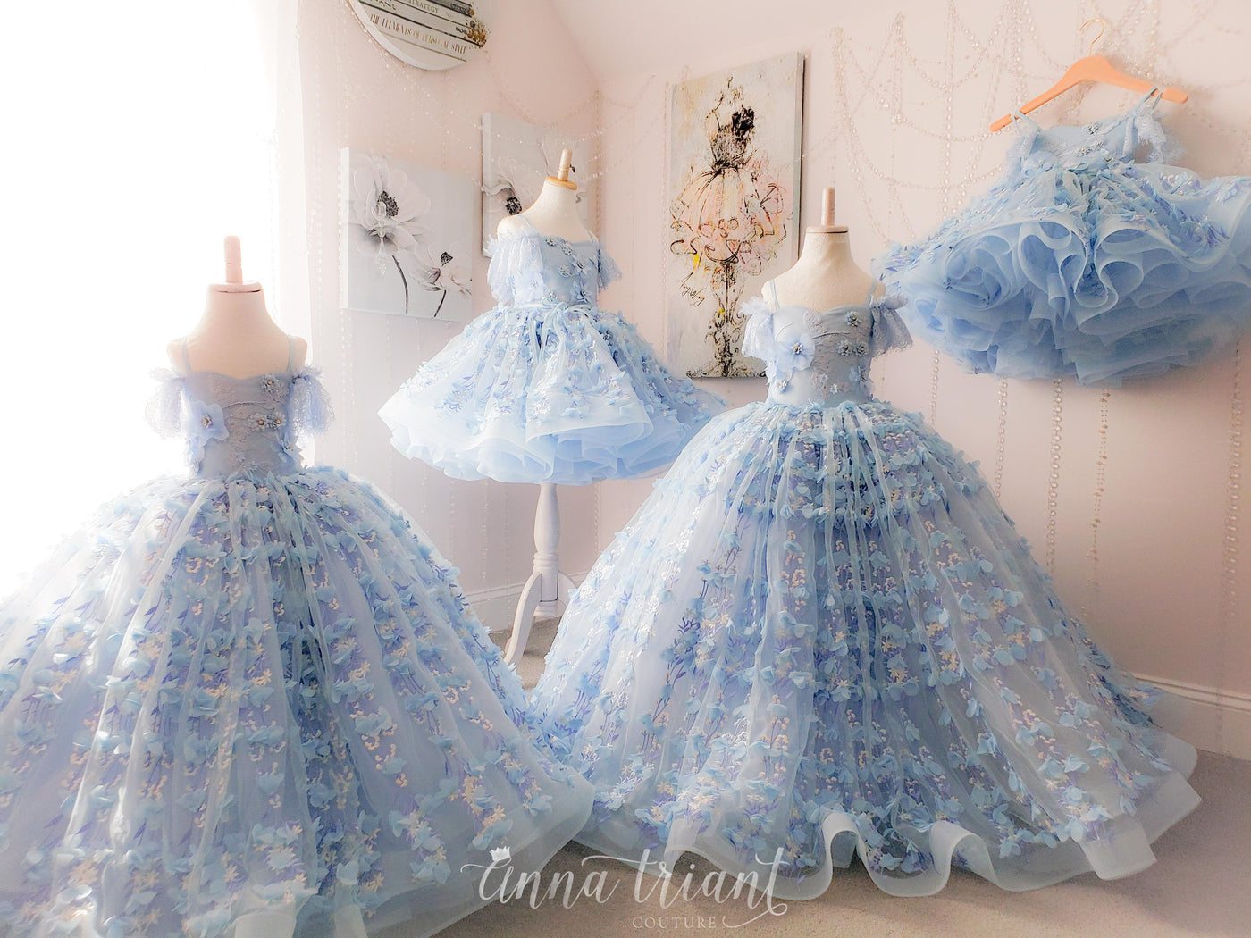 Leilani Gown in Baby Blue