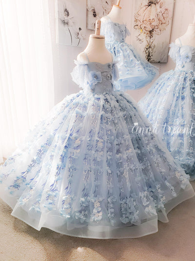 Leilani Gown in Baby Blue