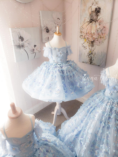 Leilani Gown in Baby Blue