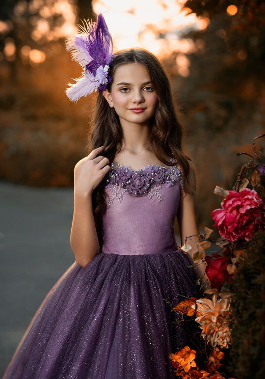 Mauve Shadow Gown