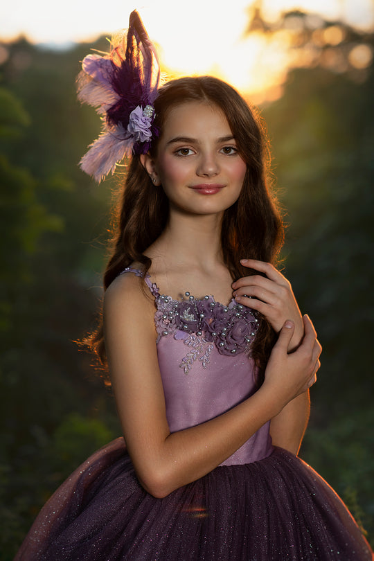 Mauve Shadow Gown